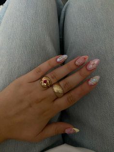 Senior Picture Nails, Paisley Nails