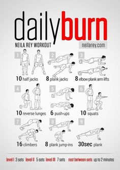 the daily workout plan for men and women