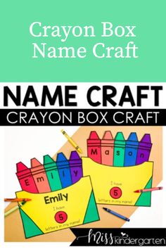 the name craft for crayon box crafts