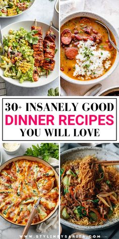 dinner ideas Good Dinner Recipes, Tasty Dinner Recipes, New Dinner Ideas, Dinner Recipes Ideas, Top Dinner Recipes, Dinner Recipes Healthy Family, New Dinner, Baking Hacks, Sunday Dinner Recipes