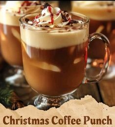 All Major Holidays,Halloween,Thanksgiving,Christmas,Easter and 4TH Of July | 🎄☕ Christmas Coffee Punch ☕🎄 | Facebook Coffee Punch, Holiday Sprinkles, Warm Drinks, Vanilla Whipped Cream, Chocolate Cinnamon, Christmas Coffee, Holiday Gathering, Thanksgiving Christmas, Holidays Halloween