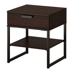 the ikea website has an image of a small table with drawers on each side