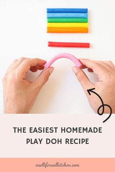 simple homemade play dough recipe Diy Play Doh