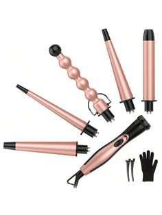 Create 5 Types Of Perfect Curls: 1-inch barrel curling wand for vivacious volume, 1-inch curling iron for voluminous curls, 0.75-1.25 inch curling wand for beach wave, 0.5-1 inch wand curler for classic curls, and 0.3-0.75 inch hair curler for tight curls.
Less Time to Make Hairstyle: 30s instantly heats up to 410°F, 10 minutes fast to get salon-grade hairstyling, saving time on your beauty routine, switch up different hairstyles every day.
Get Long-last Gorgeous Curls: 100% tourmaline ceramic coating, release negative ions, get frizz-free & long-lasting curls, protect your thin, sensitive or colored hair.
Friendly for Beginner Users:super-easy to use with one-button control, a firm lock to connect curling iron barrel tightly, stable heat output, rotate hairs on barrels and get flawless cu Crimper Hair, Hair Curler Wand, Classic Curls, Wand Curler, Wand Curling Iron, Hot Comb, Curling Wand Set, Wand Hairstyles, Different Curls