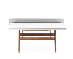 RS Ping Pong Table Stationary - White Table Stationary, Iroko Wood, Table Picnic, Table Measurements, Pong Table, Game Table, Metal Side Table, European Furniture, Wood Console Table