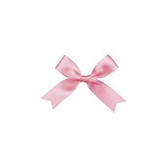 a pink bow on a white background