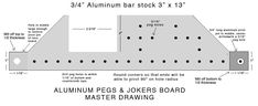 the diagram shows how to build an aluminum deck with measurements for each section and where it is