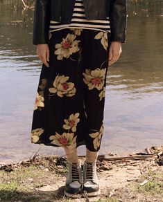 The Idol Skirt. -- Relic Rose SKIRTS THE GREAT. FALL 24 D1 Sweater Details, The Idol, Icon Shoes, Wing Shoes, Red Wing Shoes, Boot Jewelry, Classic Wardrobe, Womens Size Chart, Rose Print