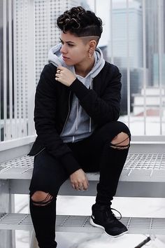 Style Androgyne, Winter Mode Outfits, Converse Outfits