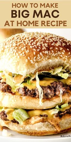 a hamburger with cheese and lettuce on it