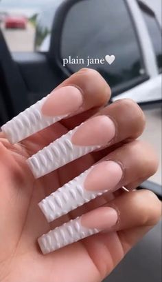 Drip Nails, Edgy Nails, White Acrylic Nails, Cute Acrylic Nail Designs, Dope Nail Designs, Exotic Nails, Long Square Acrylic Nails