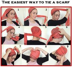 Scarf Tutorial, Mode Turban