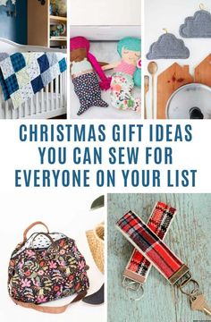 christmas gift ideas you can sew for everyone on your list