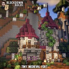 the tiny medieval fort in minecraft