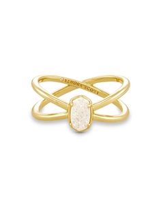 Emilie Gold Double Band Ring in Iridescent Drusy Kendra Scott Ring, Double Band Ring, Double Band Rings, Ring Stack, Jewelry Lookbook, Gold Band Ring, Rock A, Dream Jewelry, Jewelry Inspo