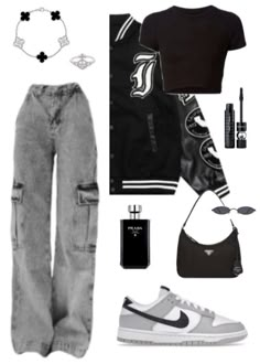 Baggy Outfit Ideas, Simple Outfits For School, Cute Nike Outfits, Casual Preppy Outfits, Cute Preppy Outfits, Teenager Outfits, Simple Trendy Outfits