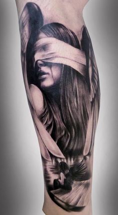 chicas belagoria silvano cuded tattooeasily fiato eternal genova artículos sullen uploaded versión Angel Portrait Tattoo, Portrait Tattoo Design, Angel Portrait, Angel Tattoo For Women, Girl Face Tattoo, Evil Tattoos, 100 Tattoo, Muster Tattoos, Angel Tattoo Designs