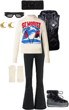 Cute Apres Ski Outfits, Ski Night Outfit, Ski Apres Outfit Party, Ski Evening Outfit, Aspen Ski Party Outfit, Ski Outfit Inspiration, Ski Sweater Outfit, Ski Bunny Outfit, Ski Astetic Outfit