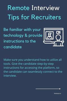 Remote Hiring tips for Recruiters by HireTrace Recruiting Agency, Interview Tips, Tracking System, Human Resources, Step By Step Instructions, Interview, Blog Posts