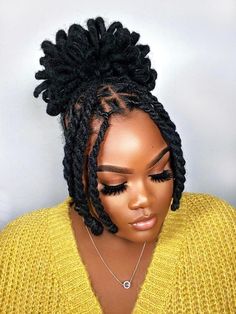 Short Dreadlocks Styles, Meagan Good, Faux Locs Hairstyles, Dreadlock Styles, Dreads Styles