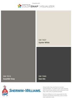 the color scheme for sheryln - williams's gray paint