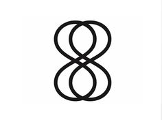 the letter b is made up of two thin black lines and has an oval shape