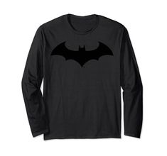 PRICES MAY VARY. Officially Licensed DC Comics Apparel 19WBBM00485A-001 Lightweight, Classic fit, Double-needle sleeve and bottom hem Batman Logo, Logo New, Branded T Shirts, Dc Comics, Long Sleeve T Shirt, Top Styles, Long Sleeve Tshirt, Fashion Branding, Batman