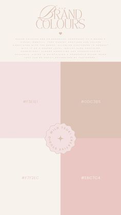 Feminine Brand Colours, pink, gold and cream tones Pink White Cream Color Palette, Coquette Color Palette Code, Rose Quartz Color Palette, Boutique Color Palette, Pink Palette Aesthetic, Light Pink Branding, Feminine Neutral Color Palette, Pink Branding Board, Website Colour Palette Inspiration