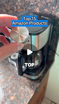 the top 15 best amazon products for coffee makers in 2019 - featured image with text overlay