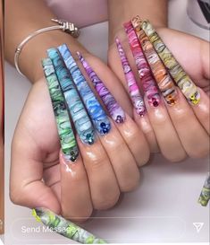 Diamond Nail Ideas, Mama Nails, Really Long Nails, Nail Tutorial Videos, Purple Acrylic Nails, Fall Acrylic Nails, Acrylic Nails Coffin Pink