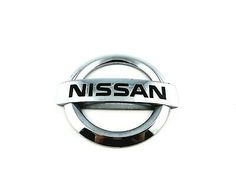 the nissan logo is shown on a white background