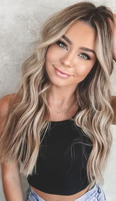 Blonde Bronde Balayage, Shadow Root Brown To Blonde, Hair Dyed Blonde, Rambut Brunette, Hair Dyed, Bronde Hair, Dyed Blonde Hair