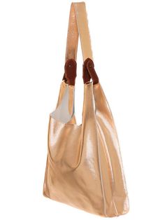 Gorgeous gold leather bag handmade in wonderful soft natural leather with a metallic finish. Light golden color. Removable handle for wearing it on the shoulder or by hand. Lightweight and large capacity. With inside zippered pocket. ##MEASURES: Width: 14,2 inches/36 centimeters. Height: 18,5 inches/47 centimeters. Depth: 3,9 inches/10 centimeters. Length of removable handle: 21,8 inches/55,4 centimeters. ##OTHER COLORS: Silver: www.etsy.com/listing/512908048/silver-leather-bag-leather-shoulder- Gold Shopping Bag With Leather Handles, Gold Tote Shoulder Bag With Leather Handles, Luxury Reversible Shoulder Bag, Gold Rectangular Hobo Bag With Leather Handles, Gold Tote Bag With Leather Handles, Gold Soft Leather Hobo Bag For Daily Use, Gold Crossbody Bag With Leather Handles, Gold Shoulder Bag With Adjustable Strap, Gold Shoulder Bag With Adjustable Strap As Gift