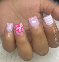 Nails For Back To School 6th Grade, Colorful Nails Inspiration, Nails For Back To School Acrylic Short, Extra Short Acrylic Nails French Tip, Nail Designs For 10 Year, Short Nails Black Girls Ideas, Back To School Nails 6th Grade, Xs Acrylic Nails, Flare Nail Designs