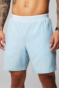 The Fundamental Short II 7in FL2 blue male Activewear >> Mens >> Bottom >> Shorts >> Un-lined Shorts regular 4-Way Stretch/Anti-Static/Anti-Stink/External Pockets/Hidden Pockets/No-Roll Waistband/Sweat Wicking/UPF 50 Raise The Bar, Shorts Sets, Training Shorts, Mens Activewear, Workout Gear, The Bar, Mens Bottom, Everyday Outfits, Short Sets