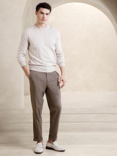 Tailored EWaist Tapered Pant | Banana Republic Factory Late Night Dates, Night Dates, Taupe Pants, Mushroom Dress, Dress Pants Men, Tapered Pant, Mens Tailor, Banana Republic Men, Mens Dress Pants