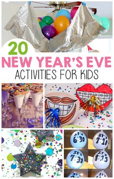 new year's eve activities for kids to do with balloons and confetti