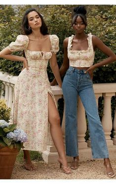 Cottagecore Dresses Aesthetic, Elegant Summer Dresses, Midi Sundress, Boho Midi Dress, Cottagecore Dress, Printed Long Dresses, Outfit Trends, Looks Chic, Mode Inspo