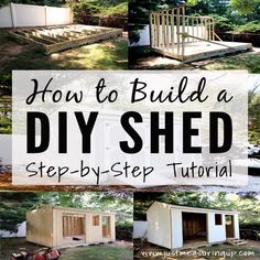 how to build a diy shed step - by - step guide for beginners