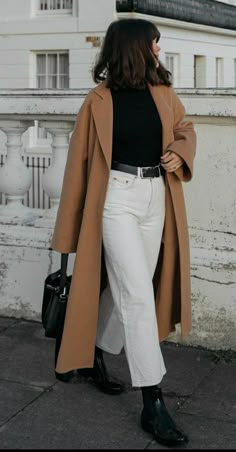 Winter Fashion Outfits Casual, Cold Outfits, Camel Coat, Winter Outfits For Work, Brown Coat, Mode Inspo, Casual Winter Outfits, 가을 패션, Autumn Outfit