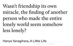 a quote from hayya yangahaa about friends and their love for each other