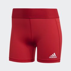 adidas Shop the Techfit Volleyball Shorts - Red at adidas.com/us! See all the styles and colors of Techfit Volleyball Shorts - Red at the official adidas online shop. Volleyball Shorts, Power Red, Women Volleyball, Adidas Fashion, Look Good Feel Good, Adidas Shop, Red Adidas, Shorts With Tights, Adidas Online