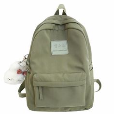 Couleur: Vert School Rucksack, New Taiwan Dollar, Backpack Waterproof, Rucksack Backpack, Girls School, Gold Ounce, Teenage Girls, Black Nylon, Black Nylons