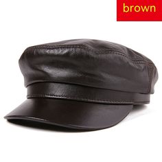 Product information: Pattern: Monochrome Color: black lambskin, brown lambskin Crown style: Flat Top Size: L(55-56cm),XL(57-58cm),2XL(59-60cm) Material: Leather Popular elements: Hip hop Brim shape: curly Applicable gender: neutral/both men and women Leather features: sheepskin Series: hat Style: Korean style Packing list: Hat*1 Product Image: Leather Winter Hat Fitted, Fitted Leather Winter Hat, Winter Leather Hat, Fiddler Hat, Mens Newsboy Hat, Fiddler Cap, Flat Top Hat, Gold Gradient, Sailor Hat