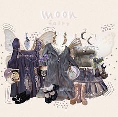 Moon Fairy, Mood Clothes, Fashion Aesthetics, Mood Board Fashion, Fairy Grunge, Cute Fits, Character Outfits, Dream Clothes, Aesthetic Outfits