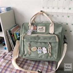 Cute School Bags, Stylish School Bags, Y2k Aesthetic Fashion, Kawaii Bags, Aesthetic Bags, Girly Bags, Kawaii Accessories, Cute School Supplies, Bags Aesthetic