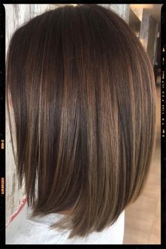 Medium Length Bob Haircut, Colour Hair, Corte Bob, Lob Haircut, Trendy Hair Color, Brown Hair With Highlights, Light Brown Hair, Medium Length Hair Cuts