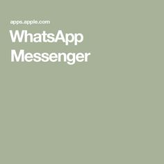 whatsapp messenger on an iphone with the words whatsapp messenger above it