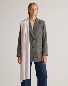 Cashmere Wrap | Quince Chic Cashmere Wraps For Winter, Chic Winter Cashmere Wrap, Winter Wool Pashmina Shawl, Elegant Winter Wool Pashmina Shawl, Cashmere Shawl Winter Outerwear, Cashmere Shawl Outerwear For Winter, Winter Cashmere Shawl Outerwear, Cashmere Wrap Shawl, Long Flight