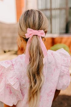 - Tie your look together with this sweet hair bow! - Soft velvet ribbon - An adorable bow design - A metal clip - 7.5 inches Hawaiian Hairstyles, Fancy Hair, Fall Style Guide, Love Shack Fancy, Bow Hair Clip, Fancy Hairstyles, Swimwear Dress, Everyday Hairstyles, Velvet Bow